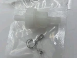 Yamaha 646-24251-02-00 Inline Fuel Filter With Clips (L8). Fixed Price $9.99.