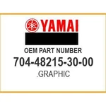Yamaha Graphic 704-48215-30-00 Oem New. Fixed Price $47.40.