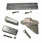 Complete Aluminum Anode Kit For Mercury 75, 80, 90, 100 And 115 Hp Outboards. Fixed Price $33.95.