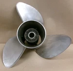 Used Omc Johnson & Evinrude Viper 14 3/4 X Stainless Outboard Prop # 176626. Fixed Price $179.99.