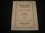 Johnson Seahorse Racing Motor KR-55 KR-80 Parts Catalog Outboard. Fixed Price $7.63.
