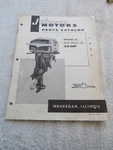 Johnson Antique Outboard Motor Original Factory Parts List 1957 35HP RDE-19 Fdel. Fixed Price $9.95.
