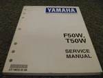 1998 Yamaha F40 F50TLHW F50TLRW MF50TLH F60 Outboard Service Manual Xz. Fixed Price $80.16.