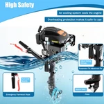 6 Hp 4 Stroke Heavy Duty Outboard Motor Marine Boat Engine Air Cooling 2500RPM. Fixed Price $250.30.