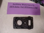 1974 Eska Ted Williams Tecumseh 7HP T640-07A 217-58591 Powerhead Base Plate. Fixed Price $16.00.