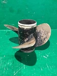 Johnson Evinrude Propeller #386637 Size 10 1/2 X 11 Fits 20HP-35HP 1979 Up Rh. Fixed Price $39.95.