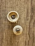 1965 Hp Evinrude Fuel And Choke Knobs With Screws 277879 203189 Johnson Omc. Fixed Price $25.00.