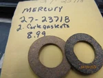 Oem New Quicksilver Mercury Gaskets 27-23718. Fixed Price $8.99.