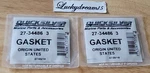 (lot Of 2) Genuine 27-344863 Mercury Quicksilver Distributor Gasket. Fixed Price $13.90.