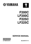 Yamaha LF200C LF225C 4-STROKE Outboard Service Manual 2003-2007. Fixed Price $40.00.