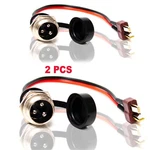 2 Pcs Charging Port 3 Pin Charger Connector For Electric Scooter. Fixed Price $14.24.