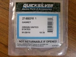New Oem Mercury Quicksilver Thermostat Cover Gasket 27-8503181. Fixed Price $8.99.