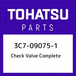3C7-09075-1 Tohatsu Check Valve Complete 3C7090751, New Genuine Oem Part. Fixed Price $32.55.
