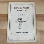 Johnson Motors Repair Parts Catalog Model SD-10 1951 50S Outboard Oem Original. Fixed Price $14.50.