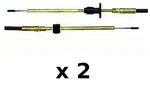 2 Pack 11 Ft Cables Fits Johnson, Evinrude, Omc Using Pre 1979 Controls. Fixed Price $148.76.