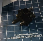 Omc Brp 0375788 Body, Double Hose Fuel Connector Male. Fixed Price $6.95.