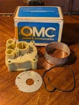 New Oem Omc Johnson Evinrude Water Pump Housing Kit 0389113. Fixed Price $26.95.
