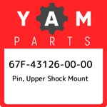 67F-43126-00-00 Yamaha Pin, Upper Shock Mount 67F431260000, New Genuine Oem Part. Fixed Price $49.64.