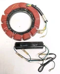 Mercury Force Outboard Stator Assembly & Adapter 398-832075-A3 834949A3. Fixed Price $175.00.