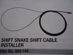 Mercruiser Sterndrive Shift Cable Snake Installation Tool. Fixed Price $39.95.