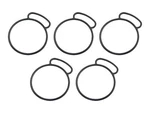 3C8-02011-0 Fits Tohatsu Nissan Outboard 9.9 15 18 40 Hp O-ring X5 Pcs. Fixed Price $43.62.