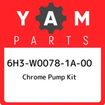6H3-W0078-1A-00 Yamaha Chrome Pump Kit 6H3W00781A00, New Genuine Oem Part. Fixed Price $77.08.