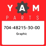 704-48215-30-00 Yamaha Graphic 704482153000, New Genuine Oem Part. Fixed Price $35.06.