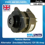 Alternator For Perkins Marine 4.108VA 1759CCM Diesel. Fixed Price $186.89.