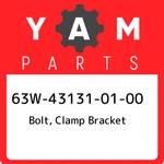 63W-43131-01-00 Yamaha Bolt, Clamp Bracket 63W431310100, New Genuine Oem Part. Fixed Price $43.44.