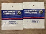 5007017 **new** 2PK Evinrude/johnson Oem Injector Kit. Fixed Price $60.00.