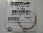 Mercury Quicksilver Mariner Force FK10209 Carburetor Gasket Set Oem Ob. Fixed Price $15.99.