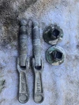 Antique Johnson Outboard Transom Clamp Screws. Fixed Price $17.50.