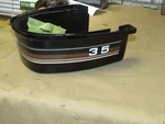 Mercury 35HP Outboard Motor Trim Cover Drive Shaft Housing Lower Cowl. Fixed Price $19.45.