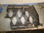 334770 Air Silencer Base Evinrude Johnson 200HP 225HP 0436176 1990 Kd. Fixed Price $35.00.