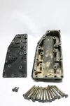 819269 F691151-1 Force 1992-1995 Exhaust Port Plate W/ Cover 40 50 Hp Oem. Fixed Price $15.00.