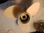 Omc Johnson Evinrude Brp 386637 177183 Al Rh Propeller 10 1/2X11 20HP-35HP 14SPL. Fixed Price $95.00.