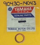 Nos Genuine Yamaha Copper Gasket Washer YFM125 90430-14043-00. Fixed Price $24.99.